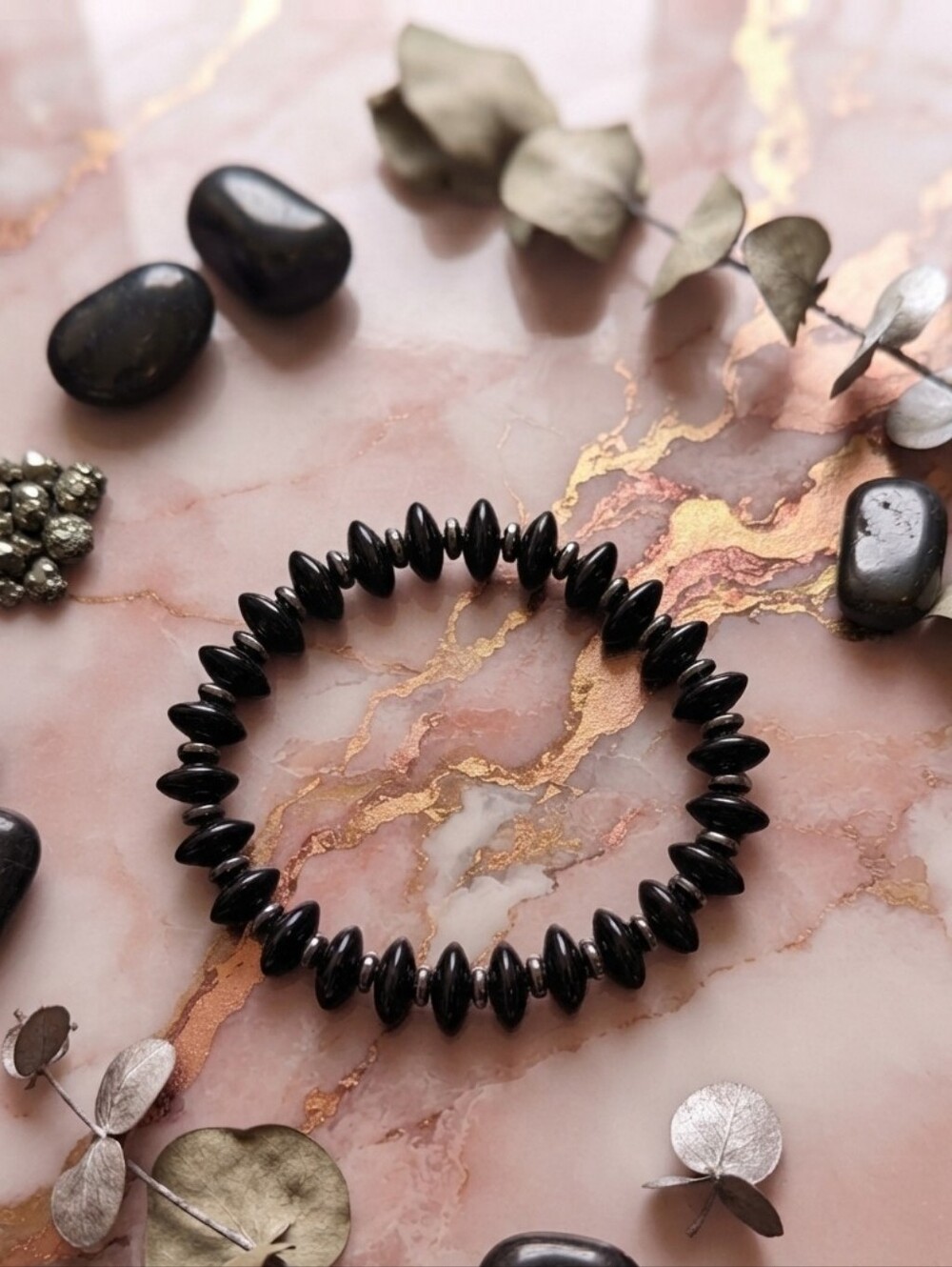 Onyx/Hematite Bracelet